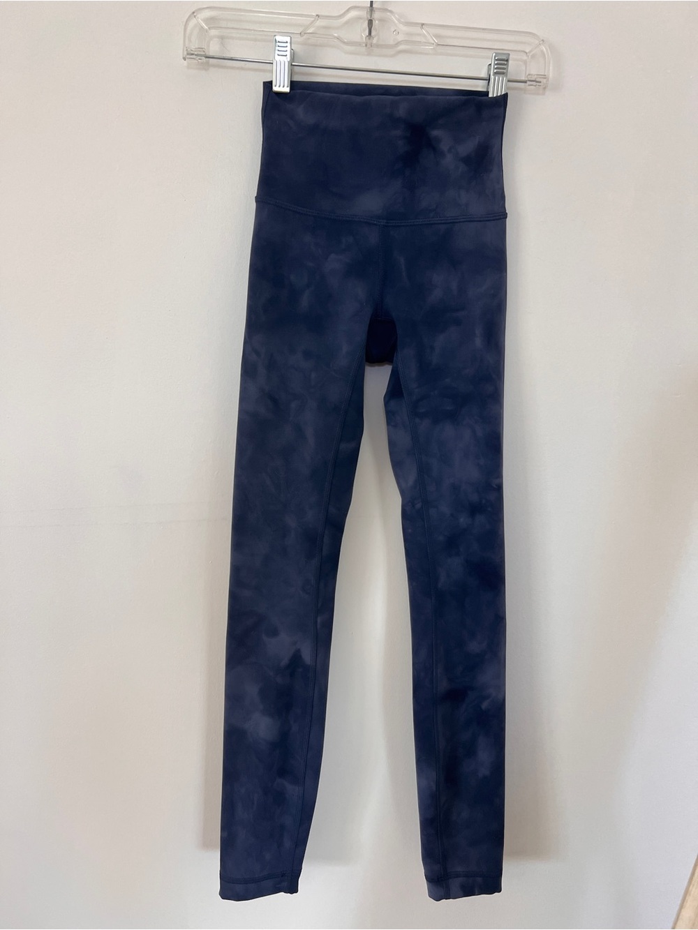 Lululemon 0 diamond dye High-Rise Navy Tie-Dye Leggings - Picture 5 of 6